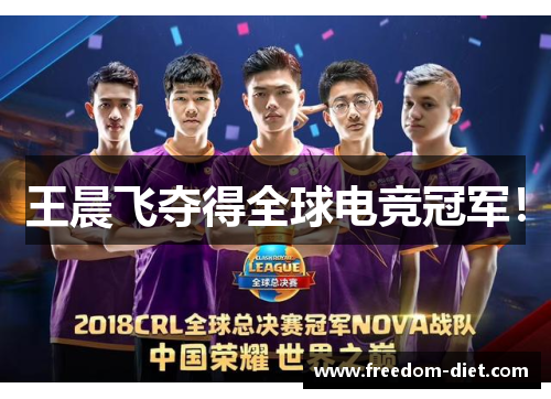 王晨飞夺得全球电竞冠军！